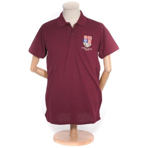 Burgundy polo shirts clearance school